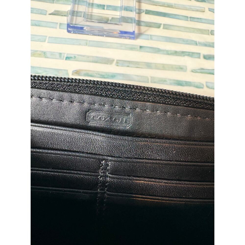 Coach Madison Signature Circles Large Zip-Around Wristlet - Picture 5 of 5